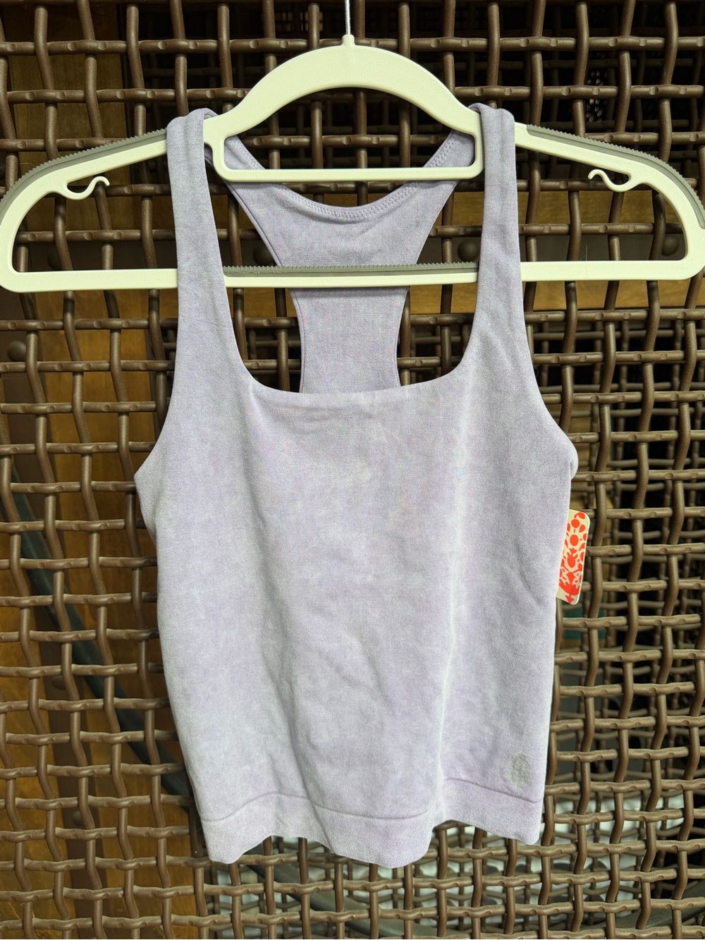 Free People Movement Washed Iris Purple Racerback Tank XS/S NWT
